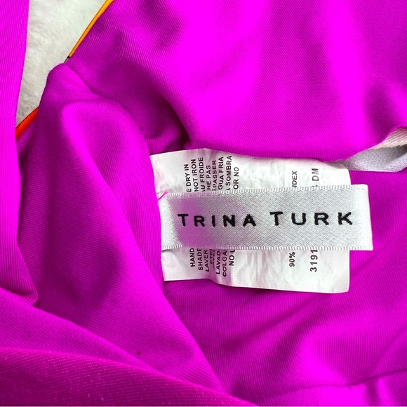 Trina Turk Gemini Ruffle One Piece Size 6 - Picture 7 of 16